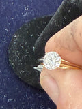 Ring lab grown diamond