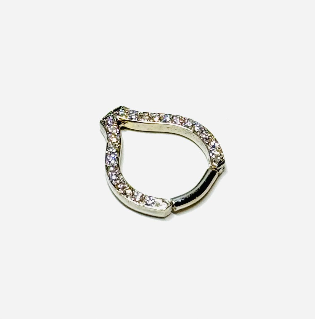 14K-W Cauge Piercing